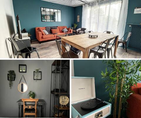 Big appart-10 pax-2 pkg-15mn Paris
