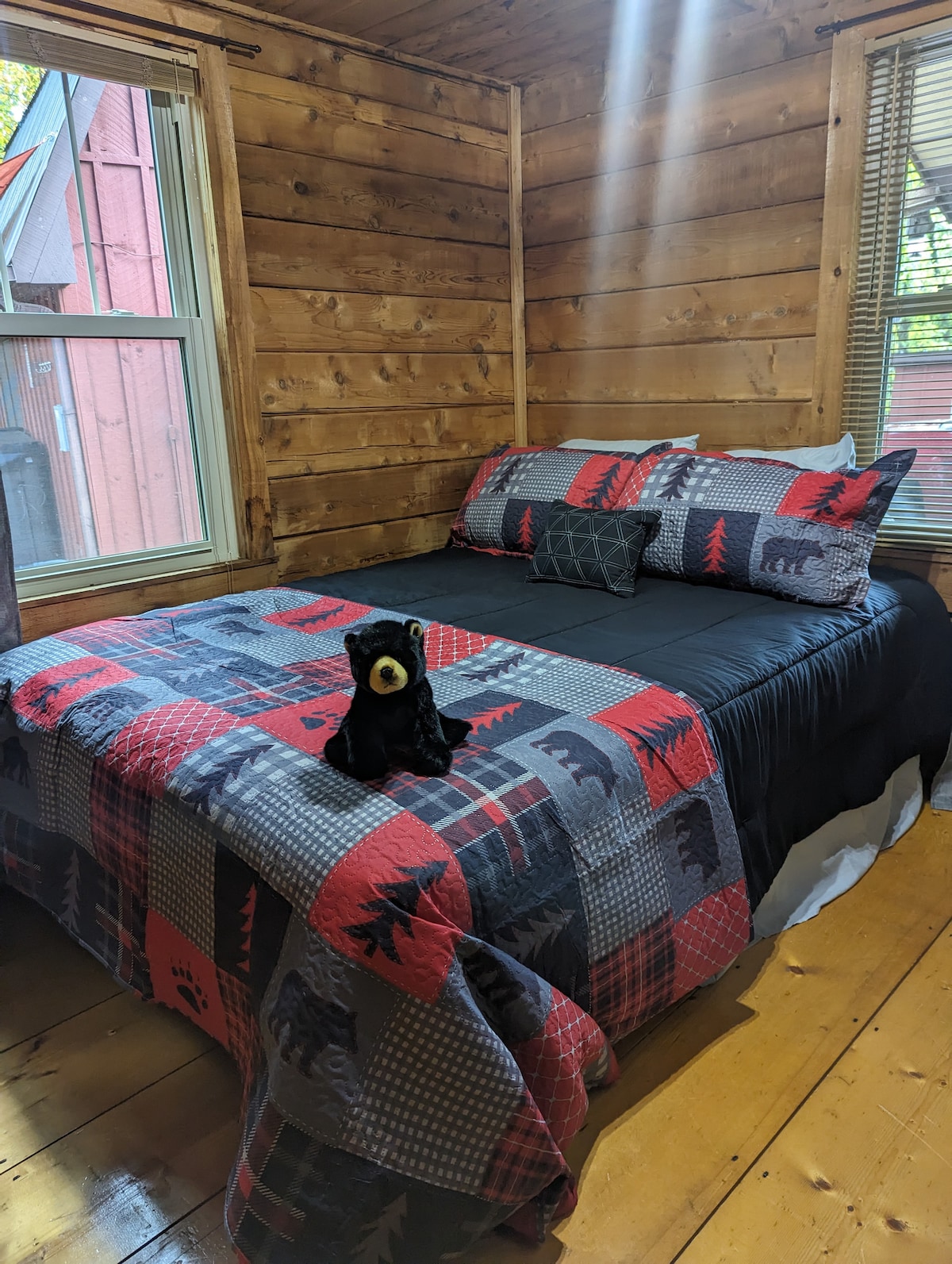 Chumba cha kulala cha wageni, kitanda cha malkia.