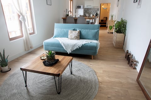 Top Airbnb: Manue and Marc's flat> Town center à Châlons En Champagne