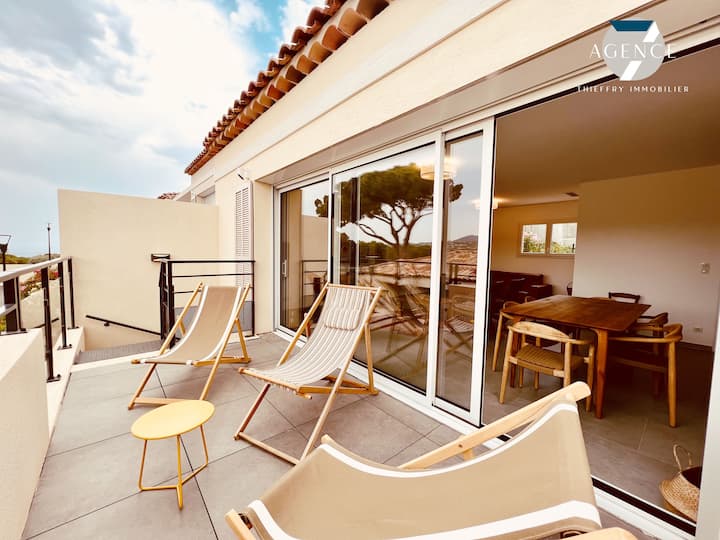 Belle Maison En Duplex 3 Chambres Proche Plage - Sainte-Maxime