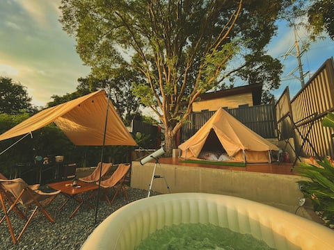 Batangas Glamp w/ ATV & Jacuzzi (Camp 3)