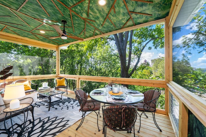 Sunset Perch over Asheville