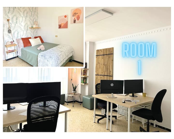 Fandango Room & Office Coliving Canteras Beach Room1
