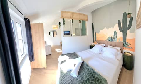 Airbnb performant: "Arizona Dream - Studio Plus Air-Conditioned 4p WiFi" à Amidonniers / Compans Caffarelli / Brouardel