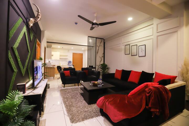 The Black H - Designer 1BHK Apt | Self Checkin - Condominiums for Rent in Rawalpindi, Punjab, Pakistan - Airbnb The Black H - Designer 1BHK Apt | Self Checkin - Condominiums for Rent in Rawalpindi, Punjab, Pakistan - Airbnb
