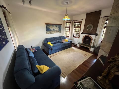 Lake view villa and garden