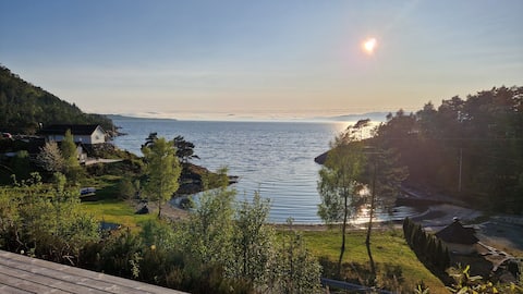 Modern cabin by the sea