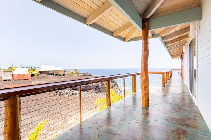 Vue sur l'océan depuis les suites principales à l'étage 