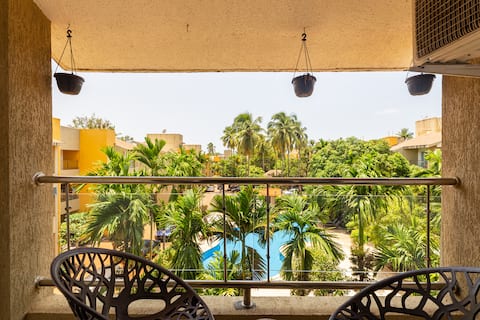 Bonito by AlohaGoa: 2BHK Swimming Pool View Apt.