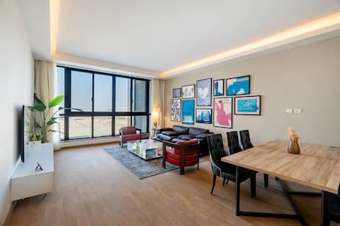 Brassbell l Sh. Zayed Aeon Towers 2BR w/ Kitchen