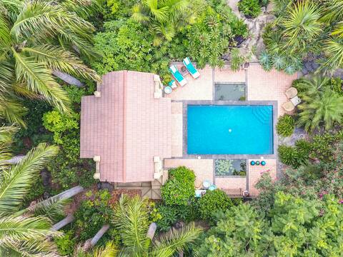10,000 m2 Tropical Garden lovers, direct sea Views