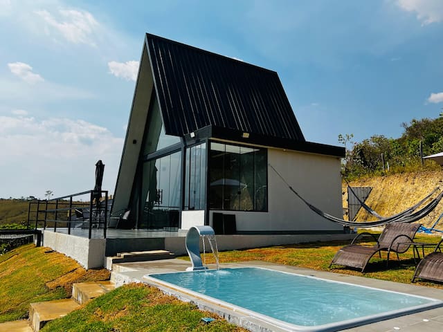 Entire home with 1 bedrooms in Brasilia - Cabana Encanto Cerrado