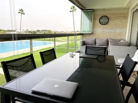 Popular Airbnb listing: Ola Blanca 2 Deluxe Apartment in Sidi Rahal Chatai