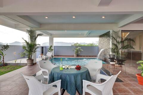 StayVista at Tryst with Valleys w/ Pool & Jacuzzi