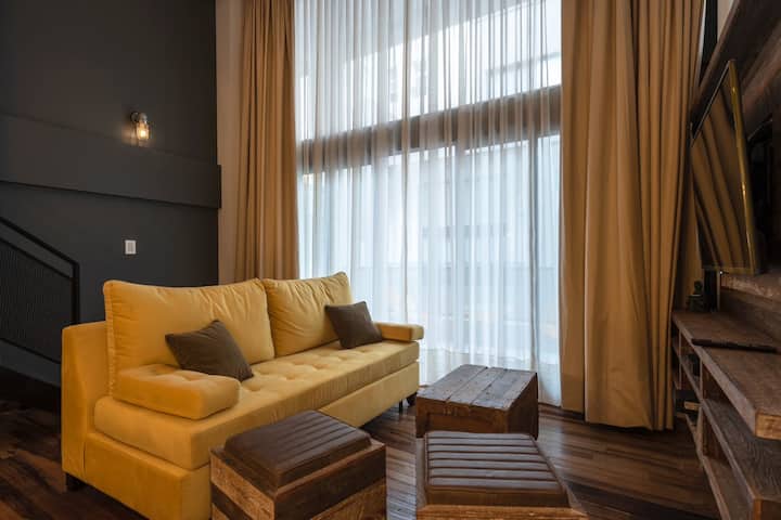 Лофт с 1 спальней, бассейном и круглосуточной ресепшен в Barracas