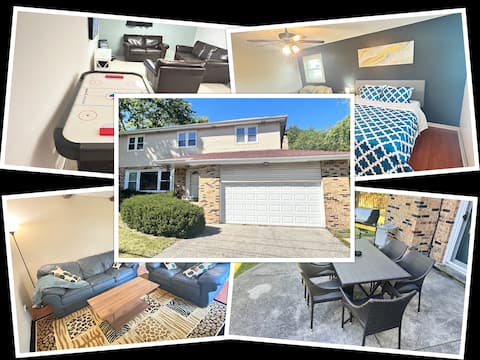 2-Car Garage Access | Cal King Bed | Fenced Yard