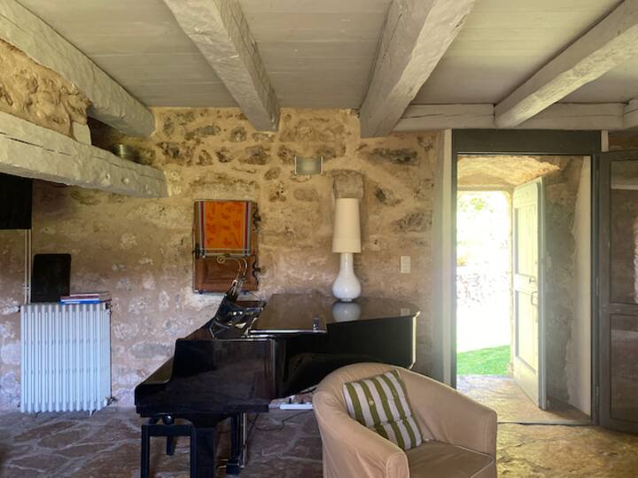 Bergerie Du Causse Rénovée Avec Piano - La Canourgue