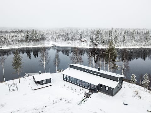 Exclusive Villa Wikkelä Ranua with Sauna & Jacuzzi