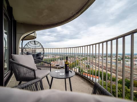 Hoteltower I 26. Etage I Boxspring I Nespresso