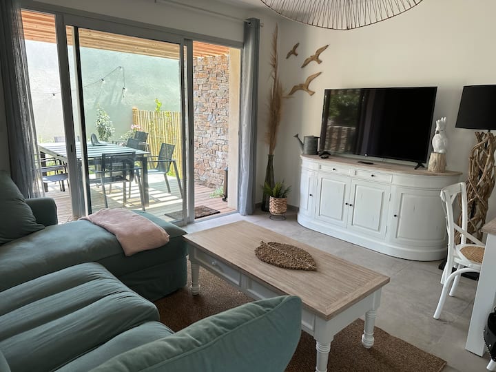 Duplex De Charme Avec Piscine, Cala Rossa, Corse - Lecci