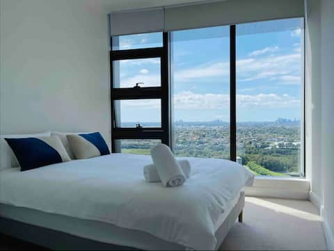 Incredible city view 3bed2bath condo Wi-Fi Parking