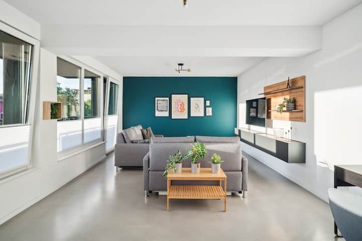 ツJuhu: 2 Balconies |Central |Tub |118m² |Netflix - 波琴
