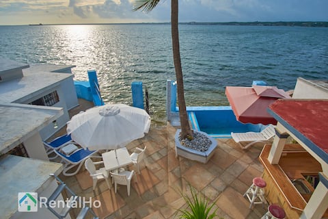 Bungalow over the sea with Pool & Beautiful views