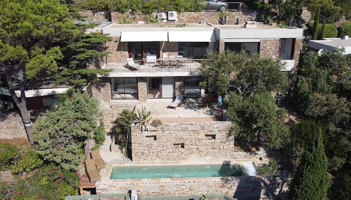 Villa Rénovée Gaou Benat Splendide Vue Mer Piscine - Bormes-les-Mimosas