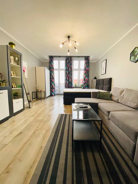 Flaming Apartment with Balcony in Centrum (PKS/PKP)