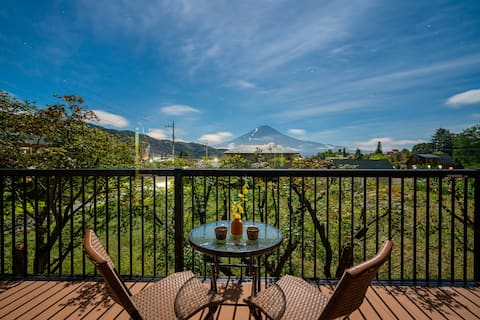 View of  Mt.Fuji，Free transportation，Free bicycle