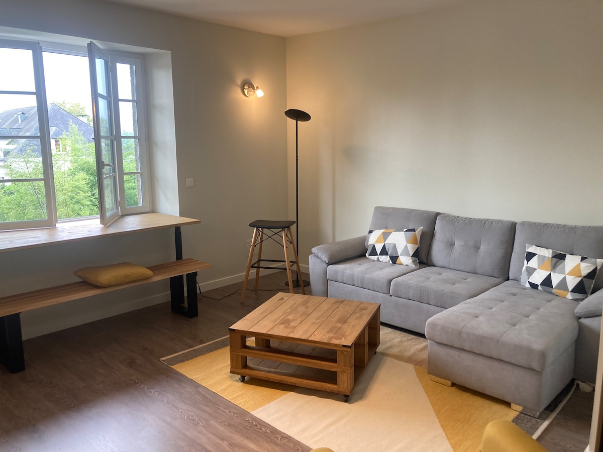 Popular Airbnb listing: Cozy apartment with Pyrenees view - close to castle. in Pau