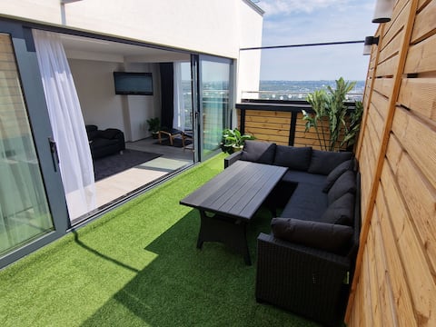 Eco Penthouse&rooftop terrace.