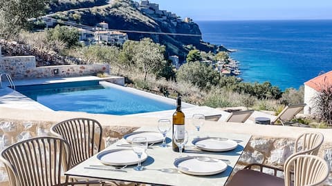 Seaview I Pool I Terrace I 3 Rooms I Kitchen