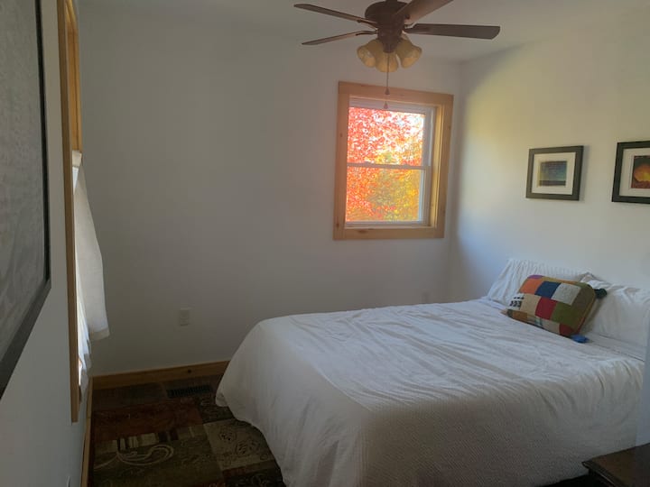 Calming west facing Bedroom 3, with double bed, is perfect for the late sleeper