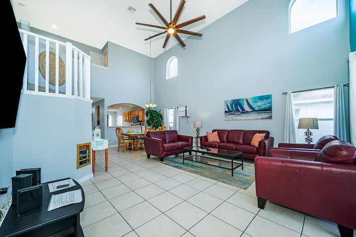 24/7 Gated 6 /3.5 Bath Off 192,pool, Tennis 1073 - Kissimmee, FL