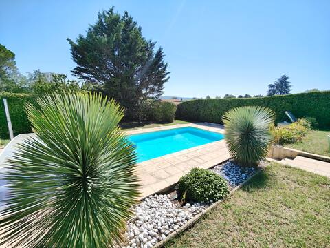 Spacious house with a pool