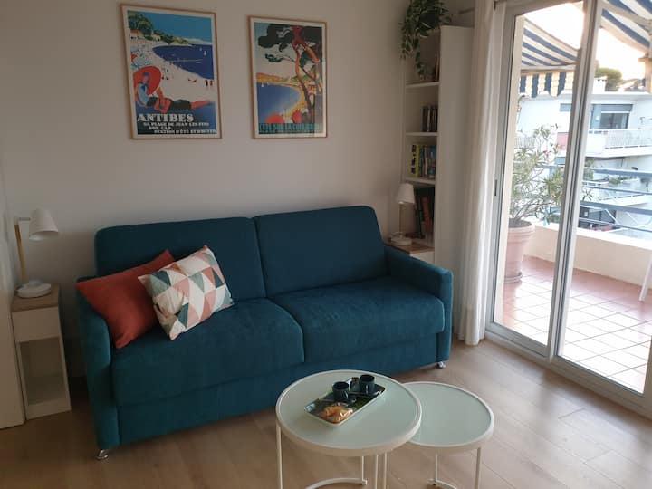 Studio Au Cap D'antibes Avec Vue Mer Et Montagne - Antibes