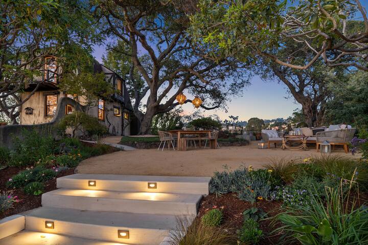 Private hilltop 3-4 bd estate in Upper Rockridge gallery image 2