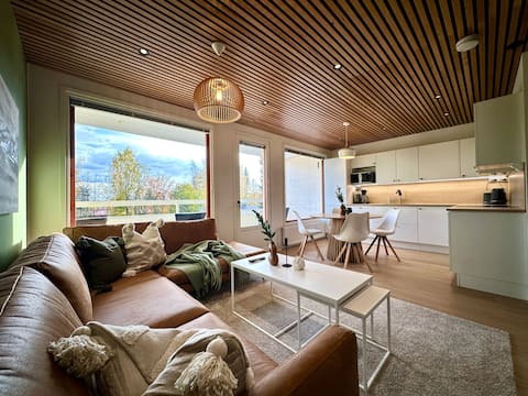 102m2 | Free Parking | Sauna | Bright | AC