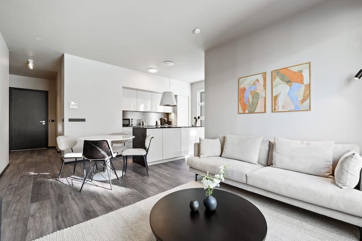Cozy Lux 2br/2ba With Free Parking City Center - Reykjavik