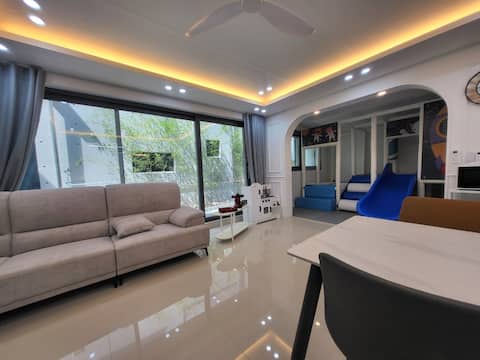 401/Camping sensibility/Kids playground/rooftop/barbecue/fire house/private house/party room/studio