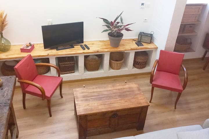Sebule iliyo na kitanda aina ya sofa cha sentimita 160 x 200