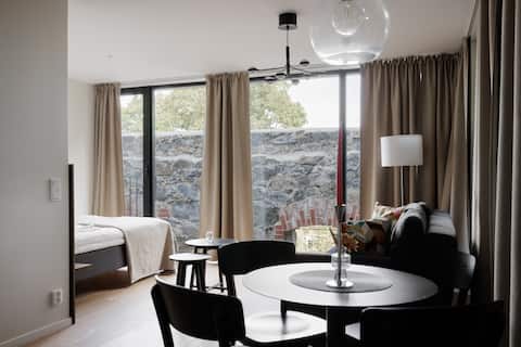 Architectural Elegance: Studio Amid Ancient Walls
