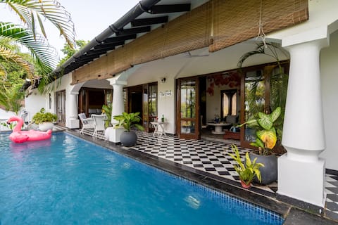A River Front Villa with Pool