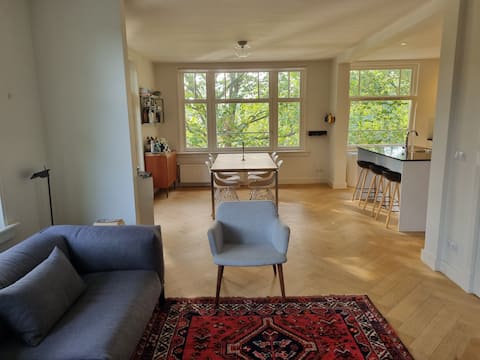 Successful Airbnb property: Luxurious apartment on a canal next to Vondelpark in Hoofddorppleinbuurt