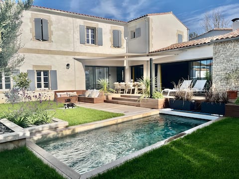 New house in the village center