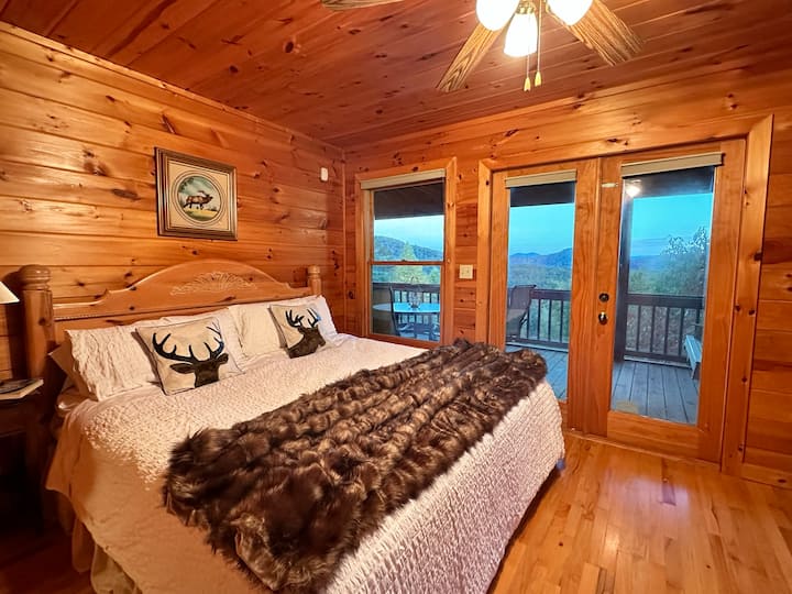 2nd Master Bedroom on the main floor with access to balcony