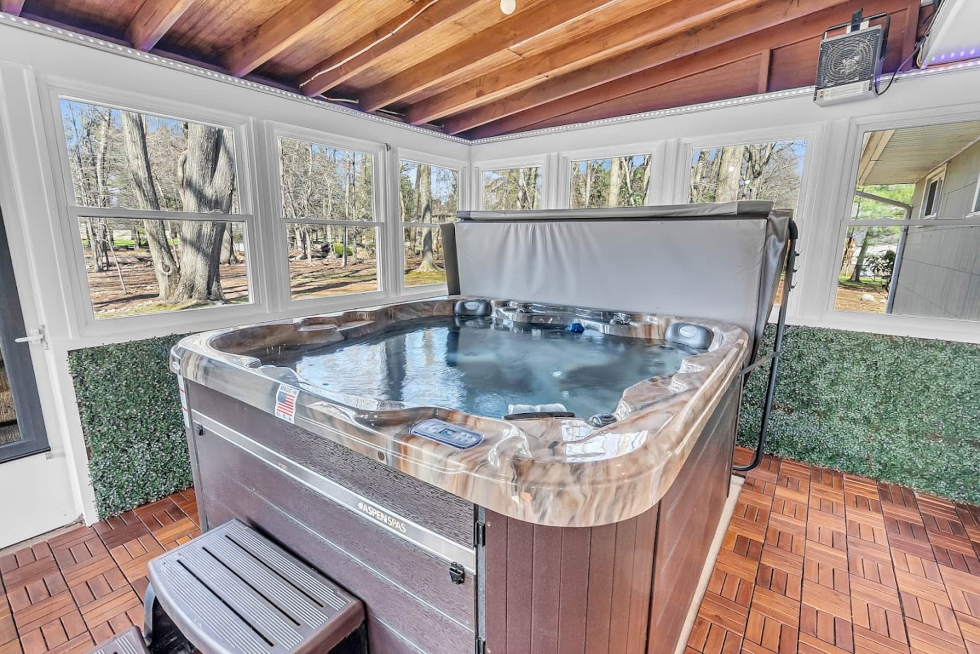 Summer Retreat with Hot Tub Fire Pit and Game Room