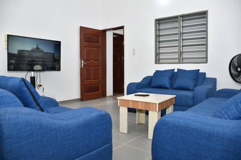 (3 pièces) 2 chambres et 1 salon la bleue paisible