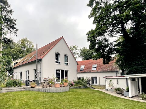 Vacation home beach and forest